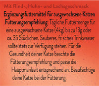 Snack für Katzen, Knabbermix, Grillspaß, 60 g
