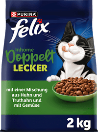 Trockefutter Katze mit Geflügel, Inhome doppelt lecker - delicieux duos, 2 kg