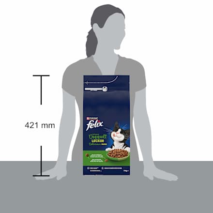 Trockefutter Katze mit Geflügel, Inhome doppelt lecker - delicieux duos, 2 kg