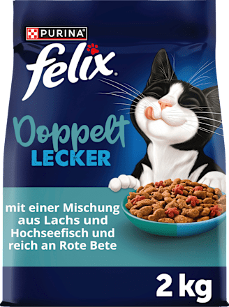 Trockenfutter Katze mit Fisch, doppelt lecker - delicieux duos, 2 kg
