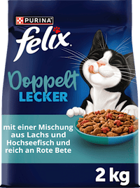 Trockenfutter Katze mit Fisch, doppelt lecker - delicieux duos, 2 kg