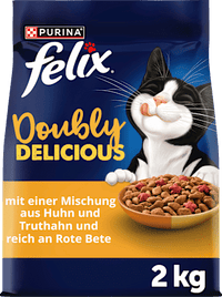 Trockenfutter Katze mit Geflügel, doppelt lecker - delicieux duos, 2 kg