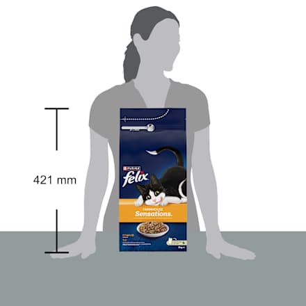 Droog kattenvoer met kip, kalkoen en groenten, Farmhouse Sensations, 2 kg