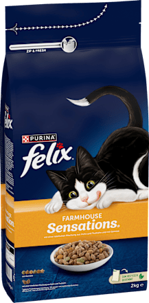 Droog kattenvoer met kip, kalkoen en groenten, Farmhouse Sensations, 2 kg