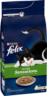 Droog kattenvoer met kip, kalkoen en groenten, Inhome Sensations, 2 kg