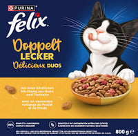 Trockenfutter Katze mit Huhn & Truthahn - doppelt lecker delicieux duos, 800 g