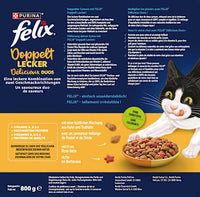 Trockenfutter Katze mit Huhn & Truthahn - doppelt lecker delicieux duos, 800 g