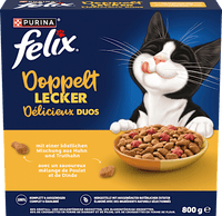 Trockenfutter Katze mit Huhn & Truthahn - doppelt lecker delicieux duos, 800 g
