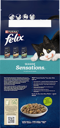 Trockenfutter Katze mit Lachs & Gemüse, seaside sensations, 2 kg Felix
