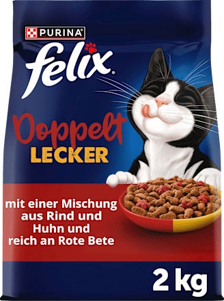 Trockenfutter Katze mit Rind, doppelt lecker - delicieux duos, 2 kg