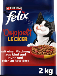 Trockenfutter Katze mit Rind, doppelt lecker - delicieux duos, 2 kg