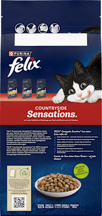 Droog kattenvoer met rundvlees, kip en groenten, countryside sensations, 2 kg