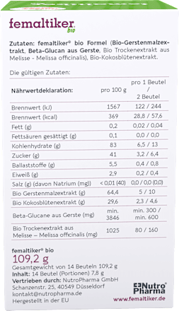 femaltiker Beutel 14 St, 109,2 g