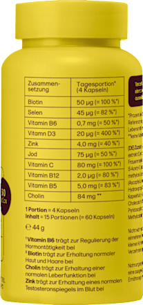 femcaps Cleanse Kapseln 60 St, 47 g