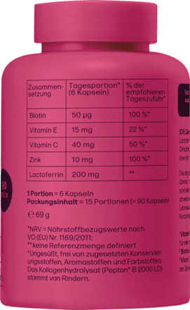 femcaps Skin Glow Kapseln 90 St, 49 g