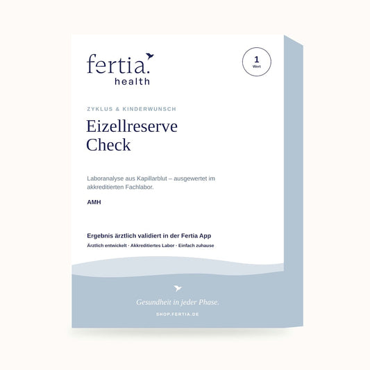 fertia health Eizellreserve Check– Bluttest mit Laboranalyse für Zuhause, 1 St