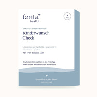 fertia health Kinderwunsch Check– Bluttest mit Laboranalyse für Zuhause, 1 St