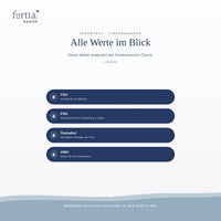 fertia health Kinderwunsch Check– Bluttest mit Laboranalyse für Zuhause, 1 St