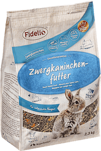 Nagerfutter für Zwergkaninchen, 2,3 kg