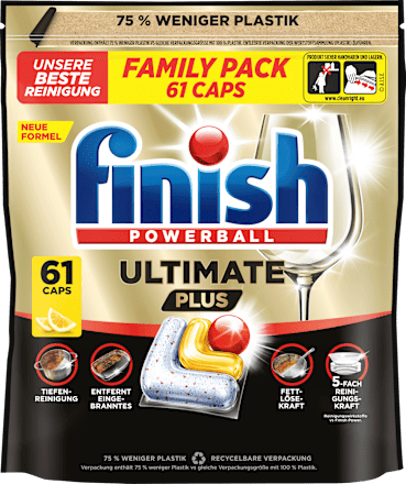 Spülmaschinen-Caps Ultimate Plus Citrus, 61 St