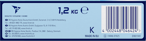 Vaatwaszout speciaal zout, 1,2 kg