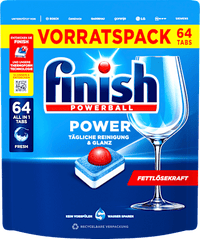 Vaatwastabletten Power, 64 stuks