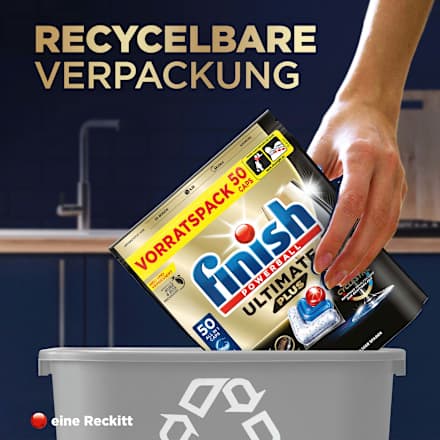 Vaatwastabletten Ultimate Plus, 50 stuks