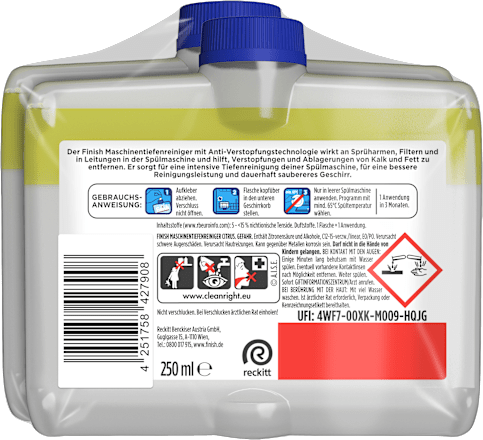 Vaatwasreiniger Citrus (2x250ml), 500 ml