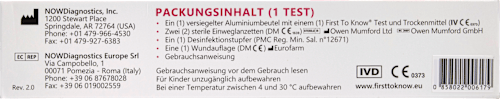 Blut - Schwangerschaftstest, 1 St