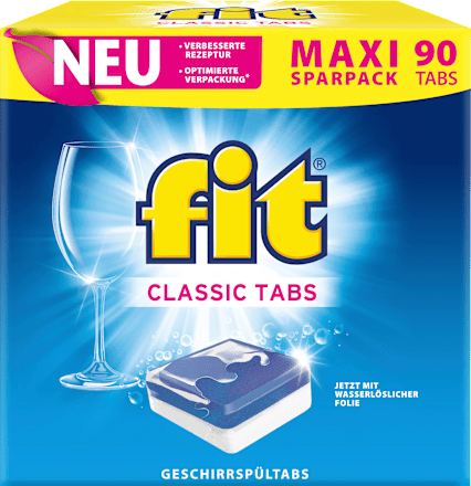 Vaatwastabletten Classic Maxi voordeelverpakking, 90 stuks