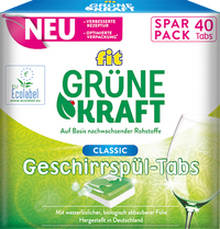 Vaatwastabletten Green Kraft Classic, 40 stuks