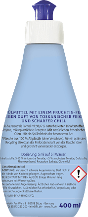 Spülmittel Feigenblüte & Chili, 400 ml