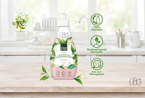 Spülmittel Lindenblüte & weißer Tee, 400 ml fit