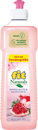 Naturals Afwasmiddel Amandelbloesem &amp; Granaatappel, 635 ml