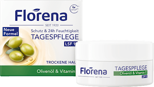 Gesichtscreme Olivenöl & Vitamin E LSF 15, 50 ml