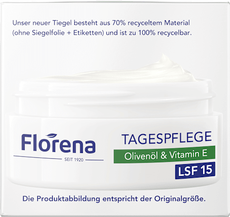 Gesichtscreme Olivenöl & Vitamin E LSF 15, 50 ml