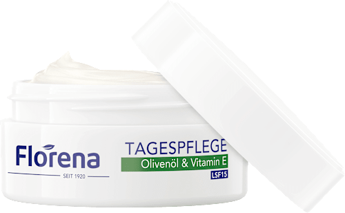 Gesichtscreme Olivenöl & Vitamin E LSF 15, 50 ml