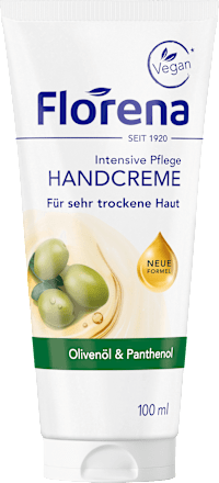 Handcreme intensive Pflege Olivenöl & Panthenol, 100 ml