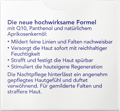 Nachtcreme Q10 & Aprikosenkernöl, 50 ml