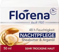 Nachtcrème Sheaboter &amp; Arganolie, 50 ml