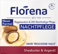 Nachtcreme Sheabutter & Arganöl, 50 ml