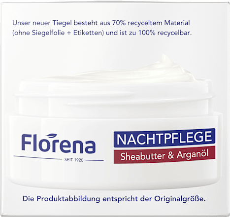 Nachtcreme Sheabutter & Arganöl, 50 ml