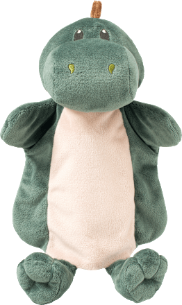 Handpuppe Dino, grün + beige, 1 St