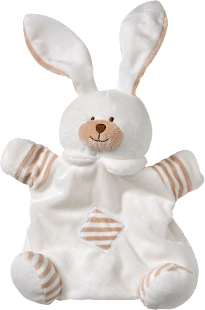 Handpuppe Hase, weiß, 1 St