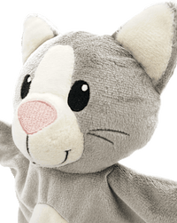 Handpuppe Katze, grau, 1 St
