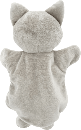 Handpuppe Katze, grau, 1 St