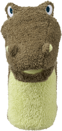 Handpuppe Krokodil, grün + braun, 1 St