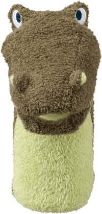 Handpuppe Krokodil, grün + braun, 1 St