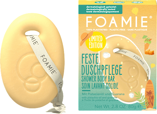 Festes Duschgel Caramel Pistachio Kiss, 80 g