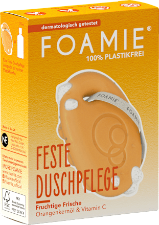 Festes Duschgel Fruchtige Frische, 80 g Foamie